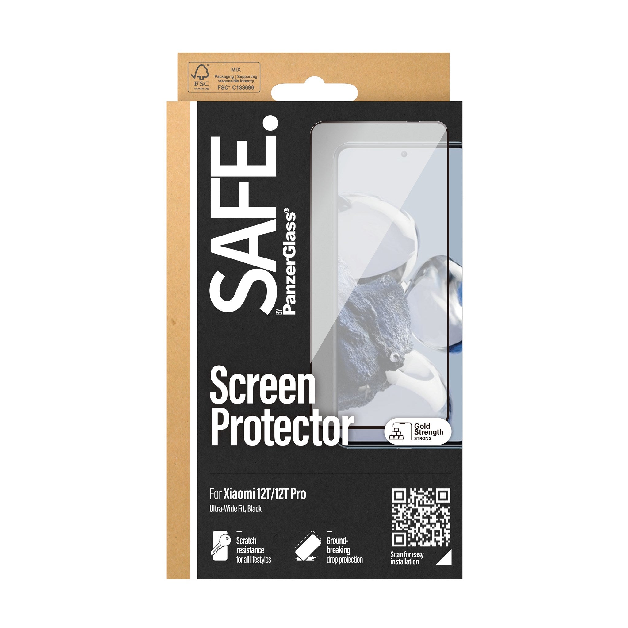SAFE. by PanzerGlass® Screen Protector Xiaomi 12T | 12T Pro